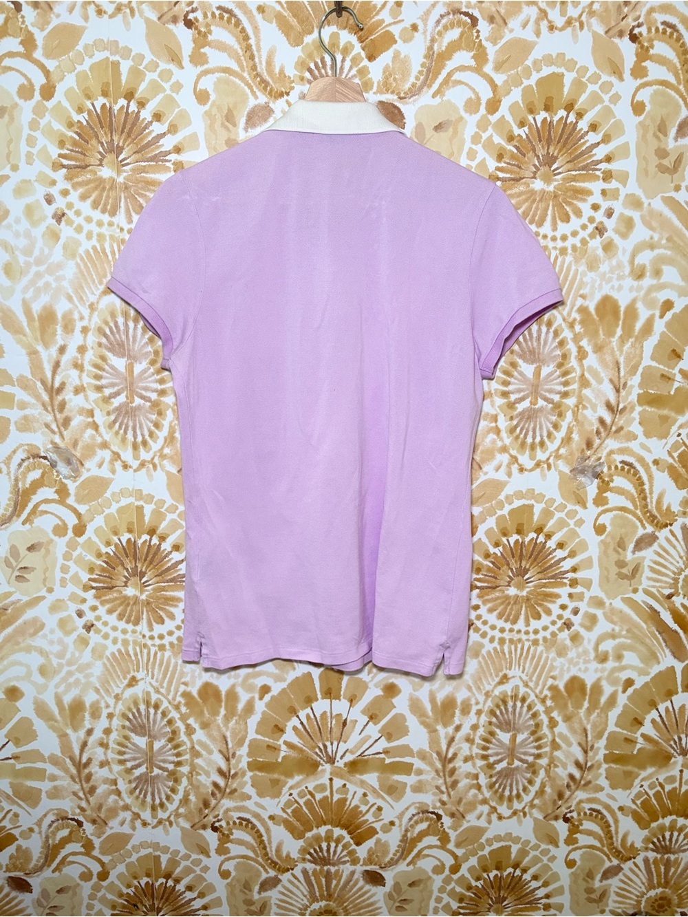 Ralph Lauren Sport Lavender Polo Shirt White Sash Crest Polo Short Sleeve Preppy - Picture 5 of 12